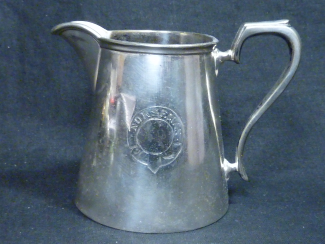 Antique silver plated creamer 
