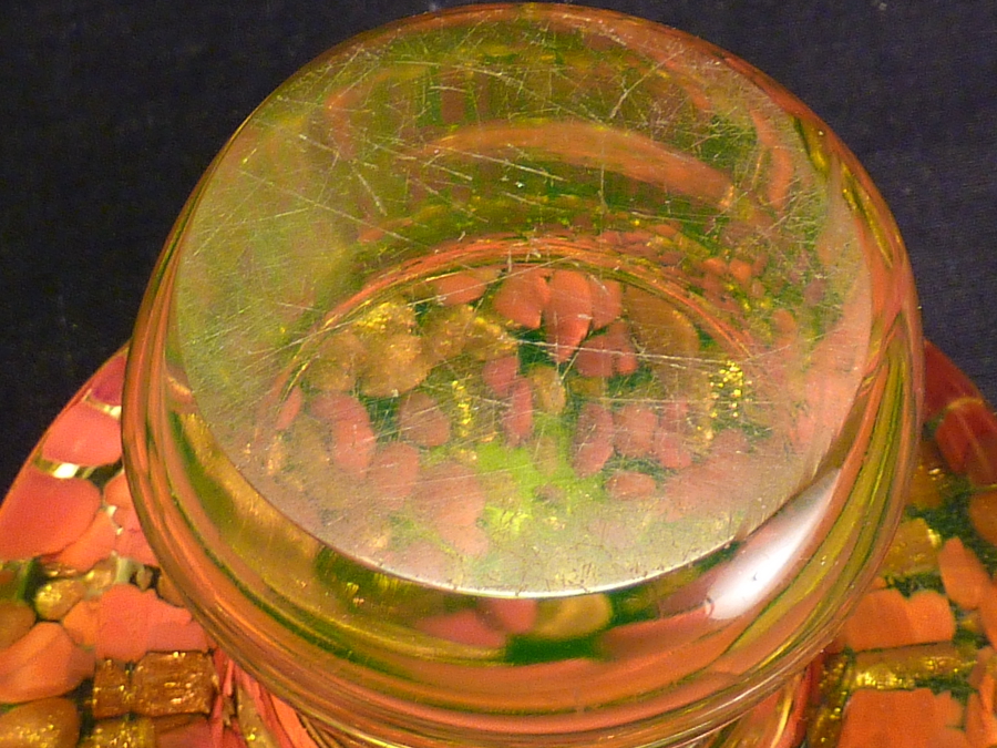 Glass mushroom - it glows under UV | Antiques Board