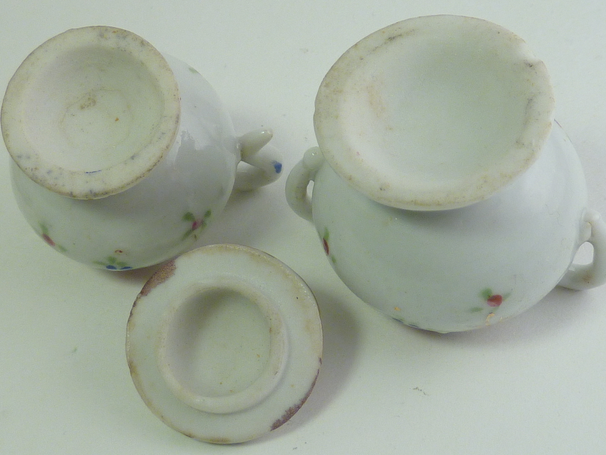 small porcelain tea set