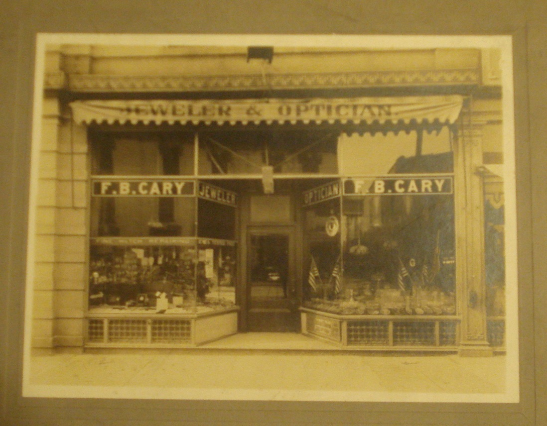 Photograph - F.B. Cary Jeweler and Optician.JPG