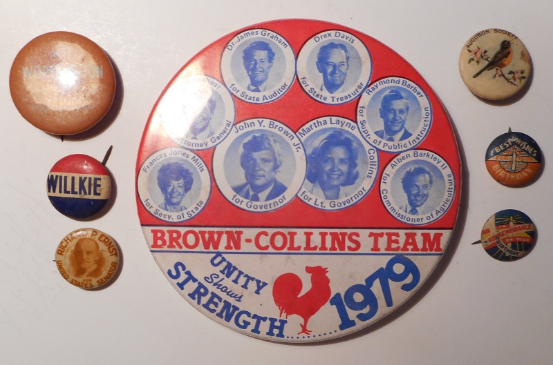 Political Pinback Lot - John Brown Jr Kentucky 1979.jpg