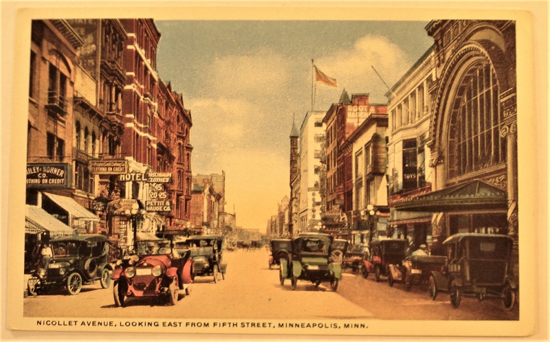 postcard minneapolis minn nicollet avenue.jpg