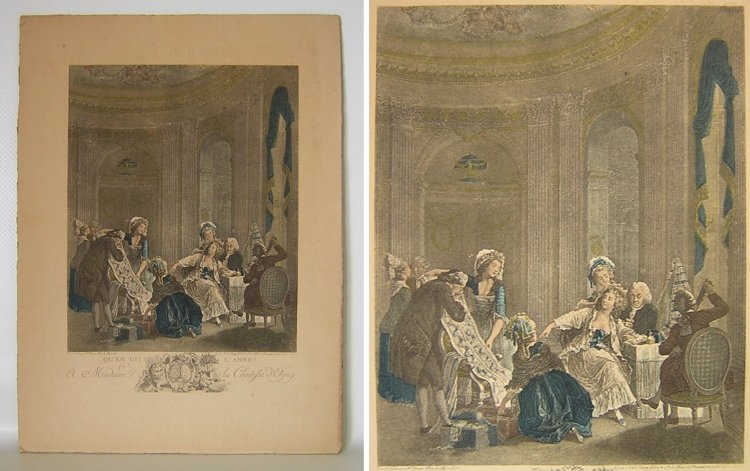 Print Engraving Qu’en Dit L’Abbe Delaunay Lavreince 18thC Interior Rococo Genre 1788.jpg