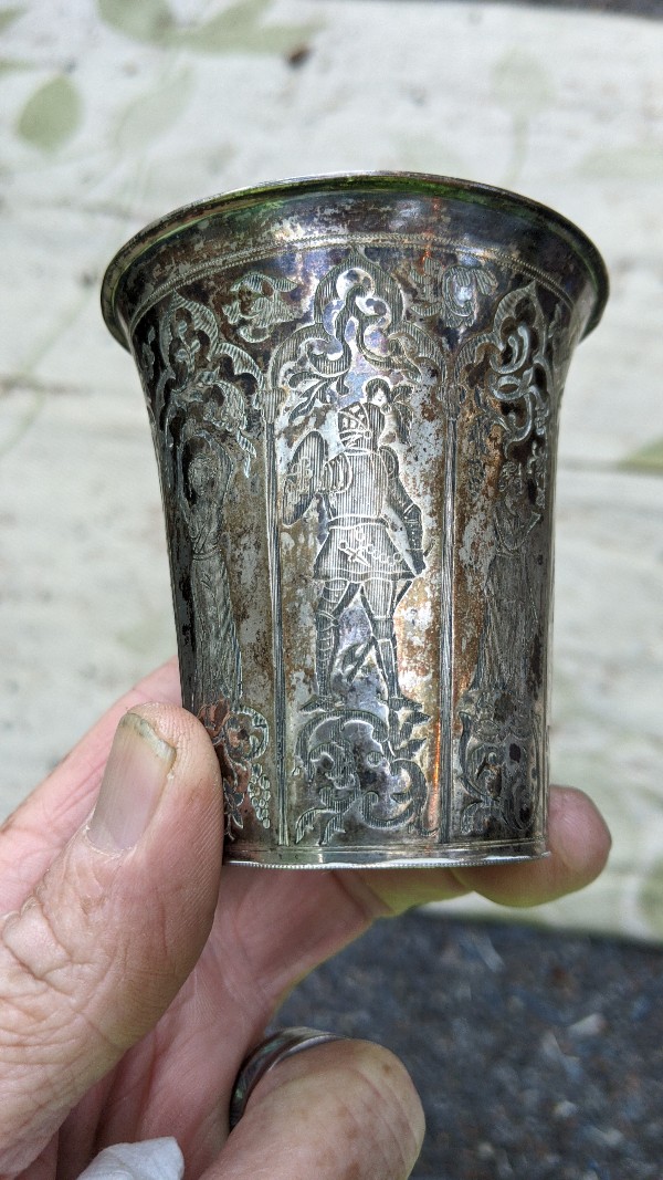 Help with ID old silver cup | Antiques Board