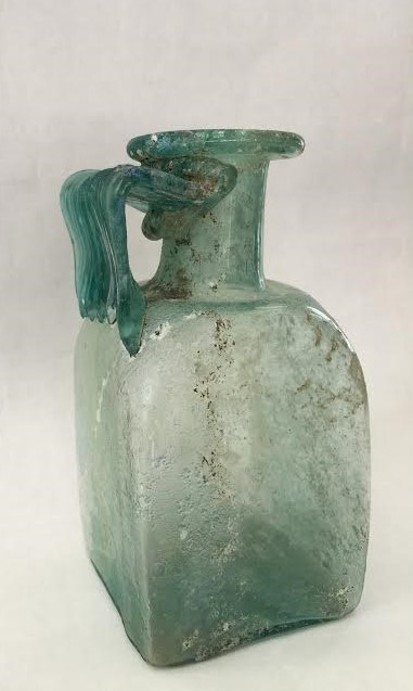 Roman square glass bottle'.jpg