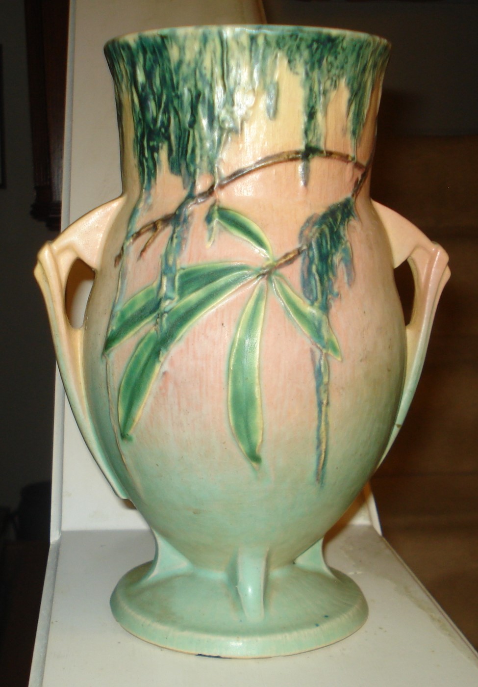 Roseville Moss Double Handled Vase - 2024.JPG