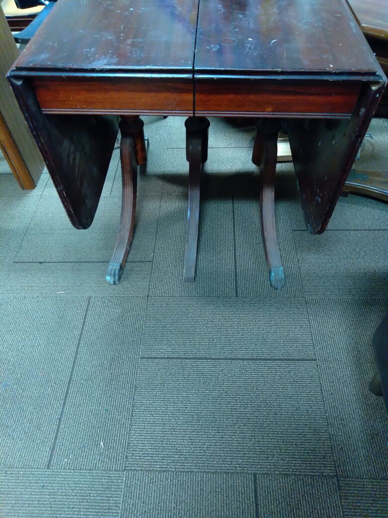 Duncan phyfe drop leaf table and on sale chairs for sale