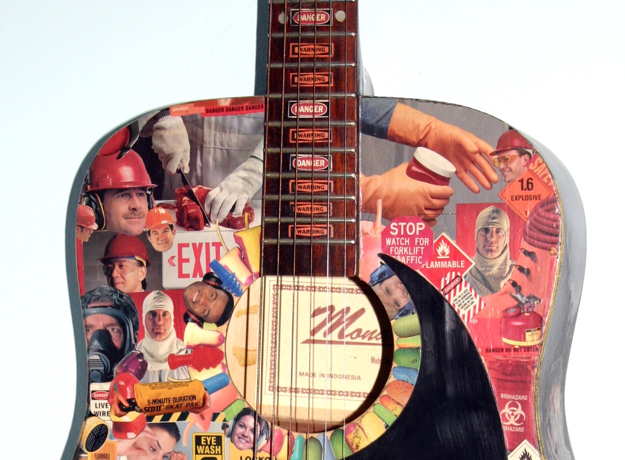 Safety Guitar - Decoupage - Detail 1.jpg