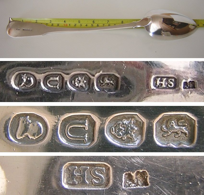 Silver Sterling Spoon Basting Stuffing London Assay 1815 -f.jpg