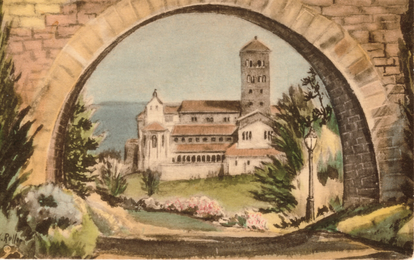 SKR View Cloisters Thru Arch.JPG