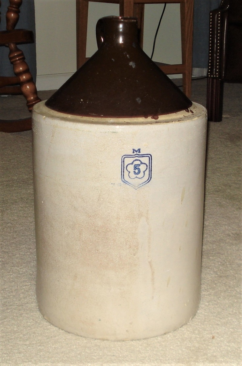 Stoneware McCoy 5 gallon crock jug.jpg