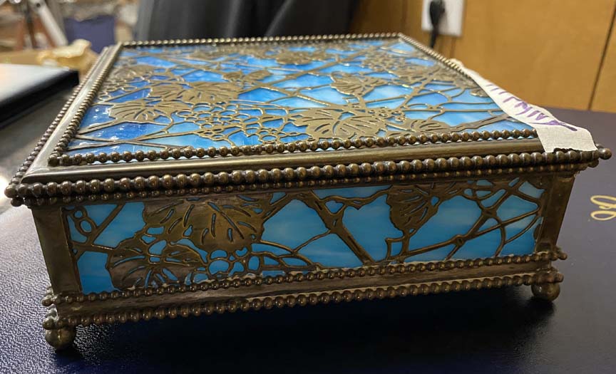 Tiffany Metal & Glass Box Authentic? | Antiques Board