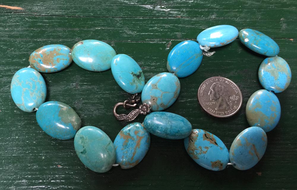 is this turquoise necklace real? info needed, thanks! | Antiques Board