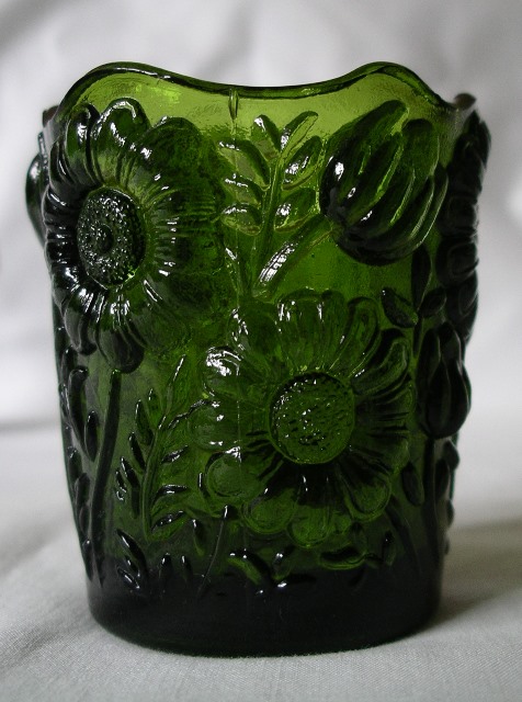 Unknown Maker Green Embossed Flowers From Outside.jpg