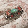 vintage 925 Tibetan treasure vase saddle ring.jpg