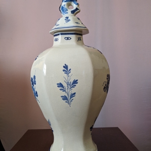 Royal Delft hand painted vase 1905