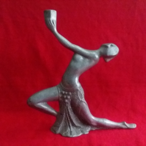 Aluminum Art Decor Egyptian Looking Sculpture