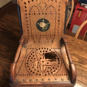 Antique Kids Rocking Chair