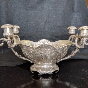 Silver Candelabra Bowl