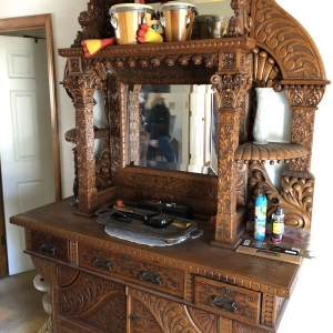 Hand Carved Sideboard