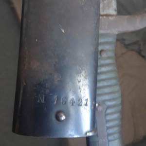 Civil War Bayonet Scabbard serial number