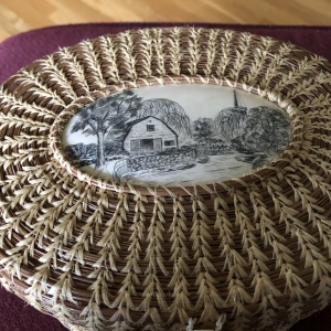 Pine needle pocketbook