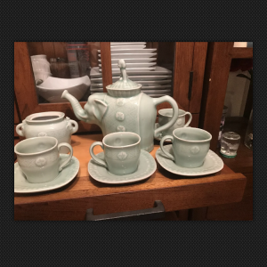 Celadon tea set