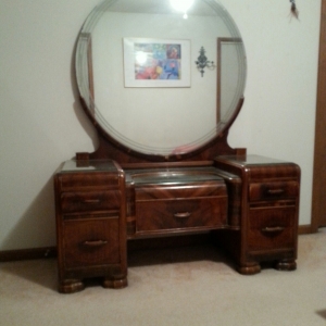 waterfall vanity