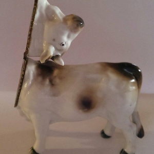 Meissen cow with hinged head