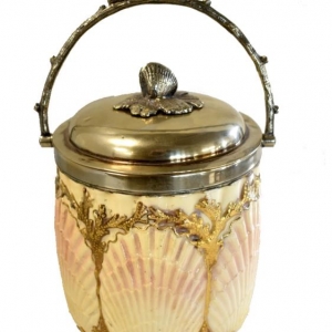 Coalport Biscuit Jar