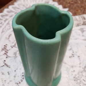 Unmarked vintage art pottery bud vase