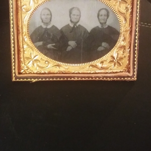 Three ladies in waiting