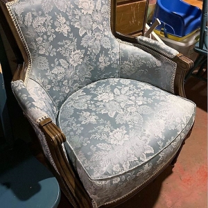 Unsure of age..reupholstered?