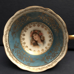 antique tea cup of unknown company