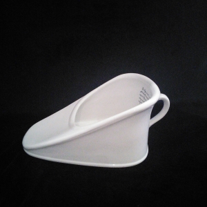 Slipper bedpan porcelain