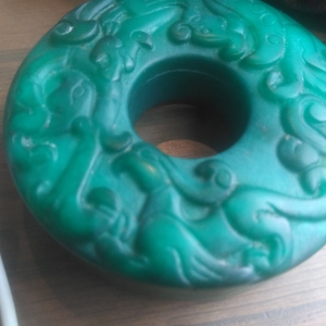 Imperial jadeite bi disc