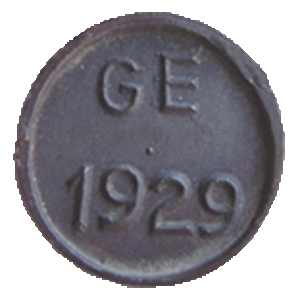 Galveston–Houston Electric Railway Date Nail from 1929