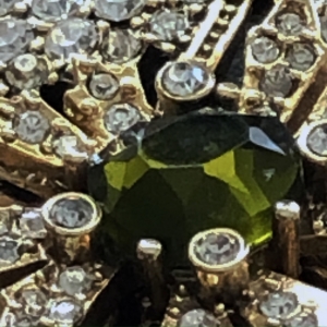 Green rhinestone