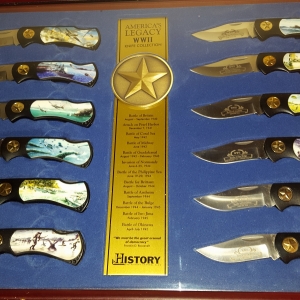 WWII Commemorative Knife Set