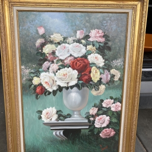 Painting of roses