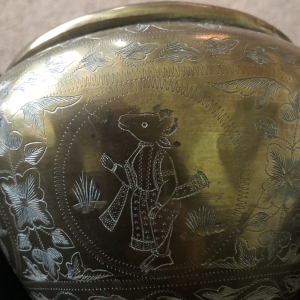 Brass pot