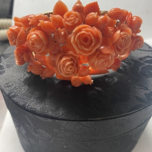 Victorian coral bracelet