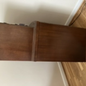 Mahogany veneer Georgian bow front