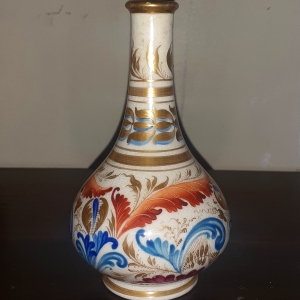 Late 18th Century Derby Bottle Vase