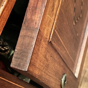 Sideboard- top of hinged door