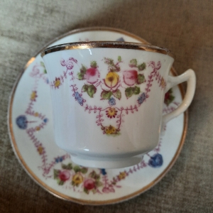 English China cup and saucer 1