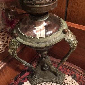 Kerosene or oil lamp