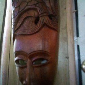 Hand carved mask