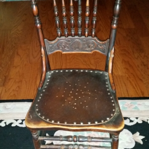 Spindleback chair