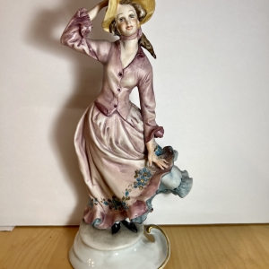 Windblown Maiden Figurine Full Front